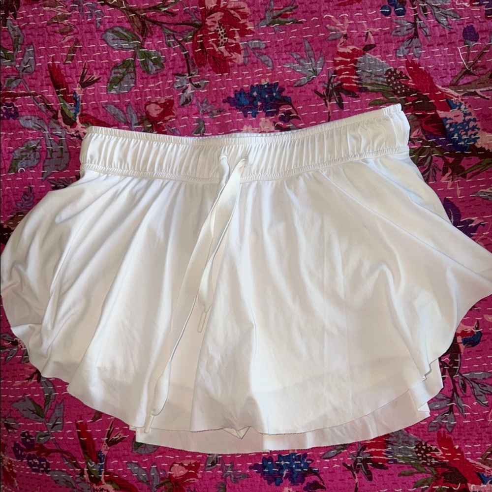 Free People White Tennis Skort